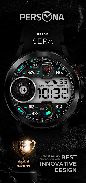 PER012 - Sera Watch Face Screenshot 0
