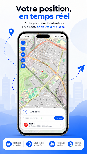 Geoloky - Partage GPS live Screenshot 0