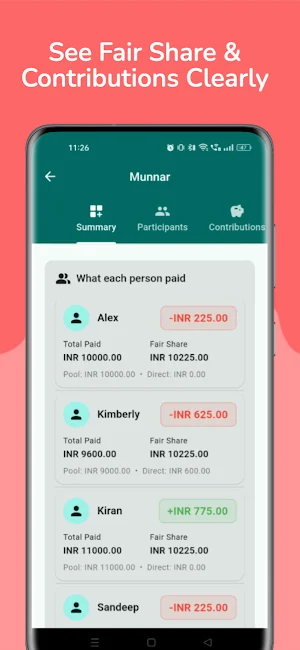 Travel Split –Split Trip Bills Screenshot 2
