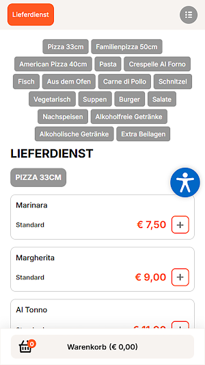 Pizzeria Leonie Screenshot 2