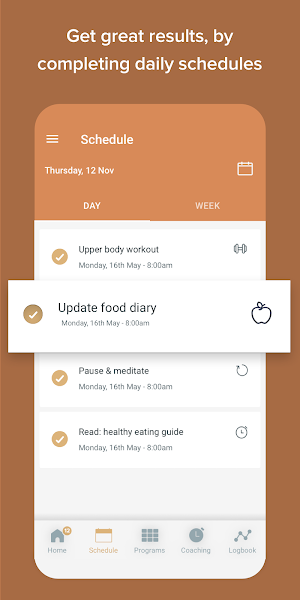 Elevate Fitness Program Screenshot 2
