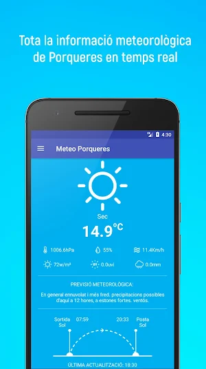 MeteoPorqueres Screenshot 0
