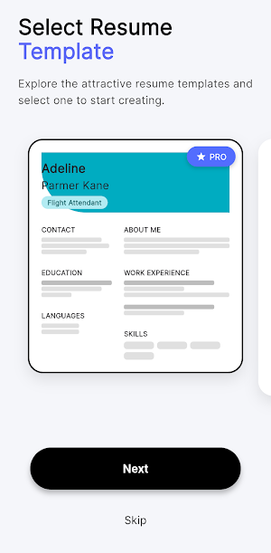 Cv and Resume Builder Screenshot 1