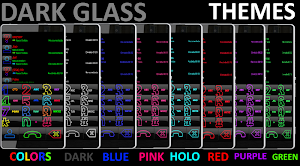 THEME BIG DARK BLUE EXDIALER Screenshot 1