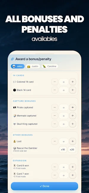 Skull King Scorekeeper Scoring Screenshot 3