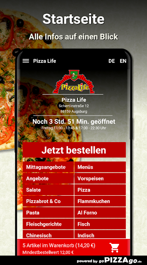 Pizza Life Augsburg Screenshot 1