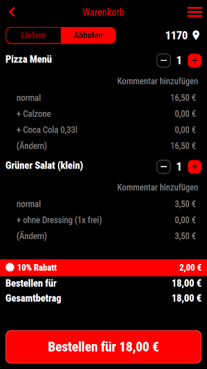 Pizzeria Felicita Screenshot 1
