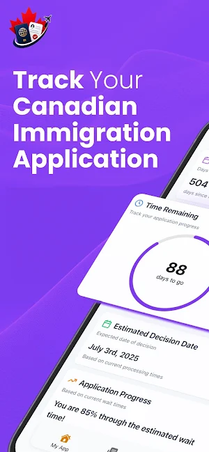 Canadian Immigration Tracker Screenshot 0