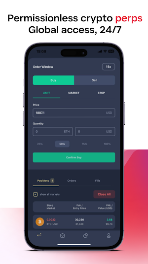 RabbitX DEX Trade Crypto Perps Screenshot 2