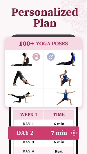 Yoga for Weight Loss - Daily Workout at Home Screenshot 1