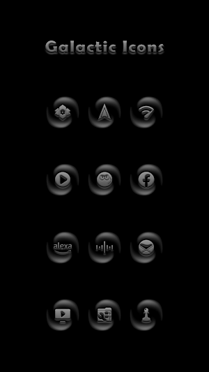 Galactic Gray Icon Pack Screenshot 3