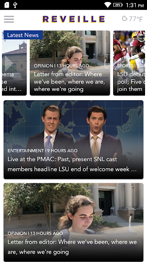 LSU Reveille Screenshot 1