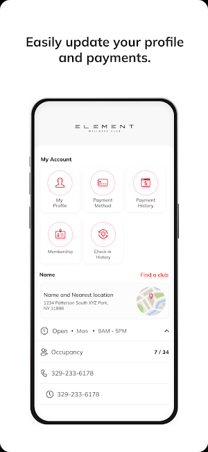 Element Wellness Club Screenshot 1