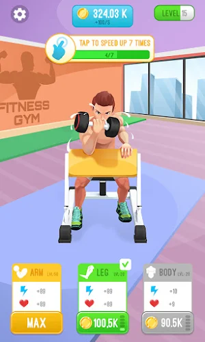 Idle Workout: Slap Kings: MMA Muscle Fighting Screenshot 1