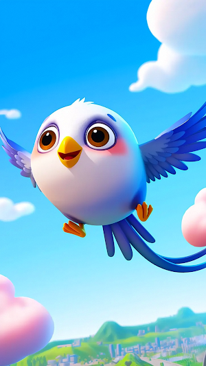 Little bird flying Screenshot 0