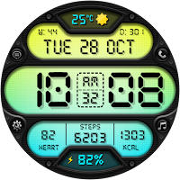 DIGI LUNOTAN CTS64 Watch face