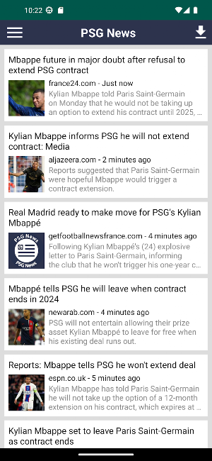 PSG Latest News 24/7 Screenshot 0