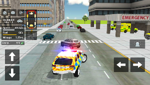 City Police Car Driving Chase Screenshot 1