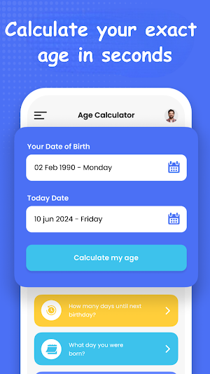 Exact Age Calculator Screenshot 0