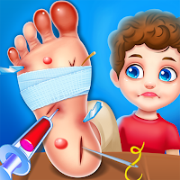 Nail foot doctor hospital game