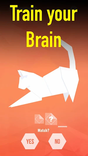 Dual N-Back Оrigami AR Games Screenshot 0
