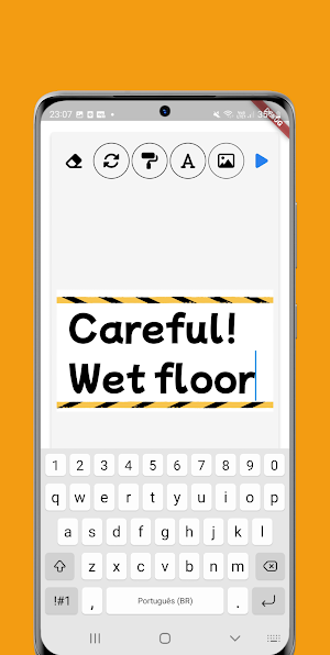Digital Signage - Scroll Text Screenshot 3