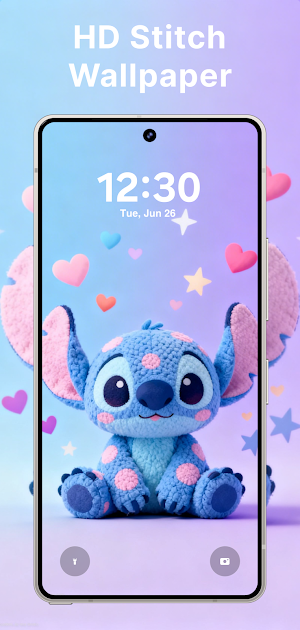 Stitch Live Wallpaper Cute HD Screenshot 0