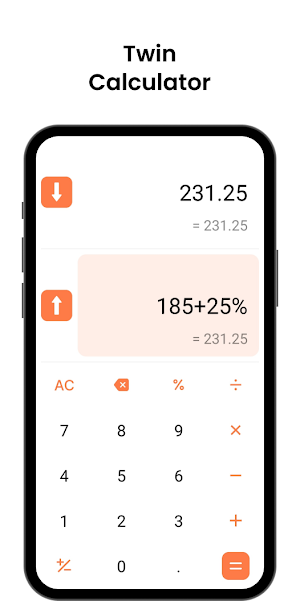 TwinCalc - Calculator Screenshot 1