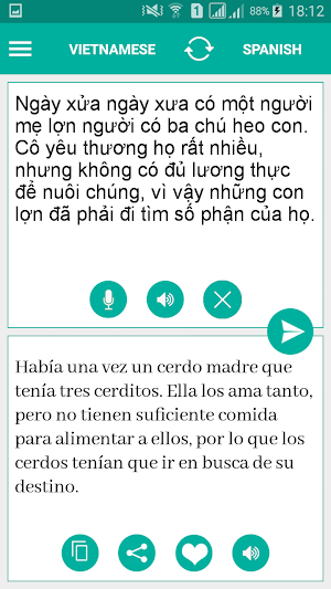 Vietnamese Spanish Translator Screenshot 0