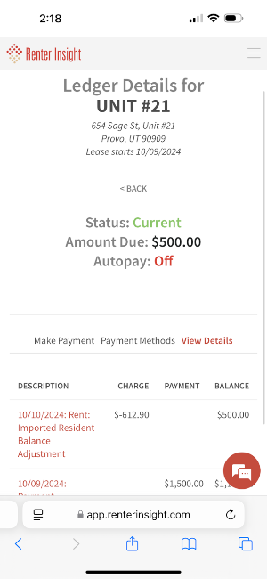 Renter Insight Screenshot 0