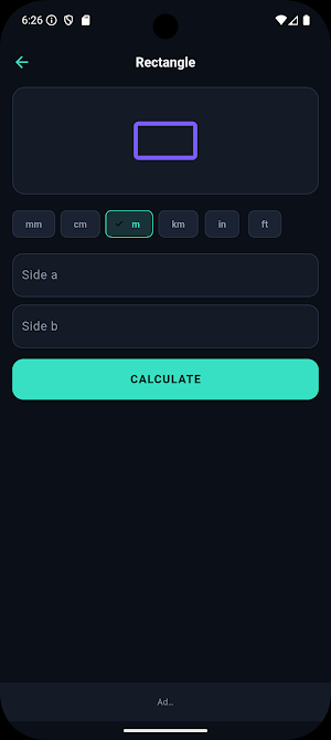 Area & Perimeter Calculator Screenshot 3