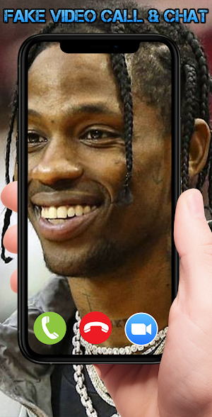 Travis Scott Fake Call & Chat Screenshot 2