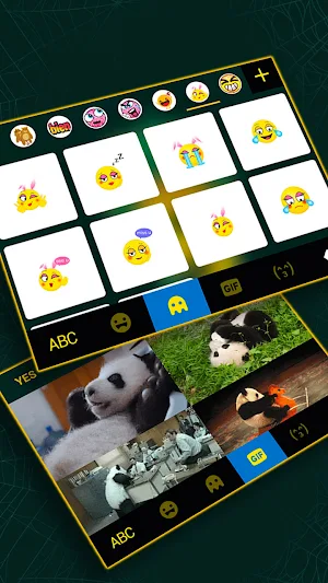 Skull Pineapple Keyboard Backg Screenshot 3