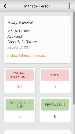CheckSafe App Screenshot 2