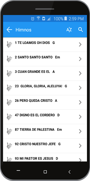 Himnario con Notas Screenshot 2