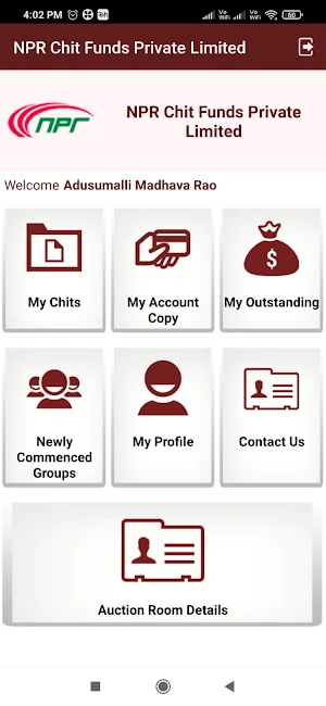 NPR Chit Funds Private Limited Screenshot 1