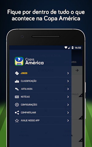 Tabela da Copa América Brasil 2019 Screenshot 1