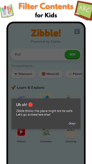 Zibble : The Kids Browser Screenshot 2