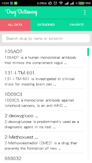 Medical Drug Dictionary Screenshot 0