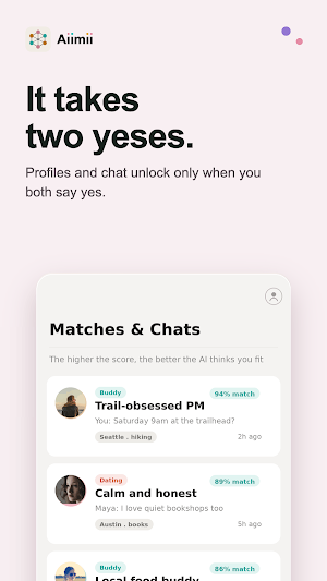 Aiimii: AI Dating & Friends Screenshot 3