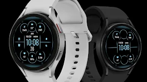 Unreal Blue Line For Wear OS Screenshot 3