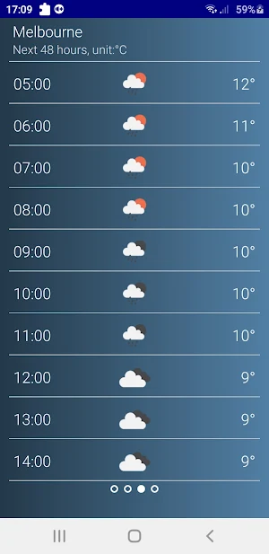 Weather Screenshot 2