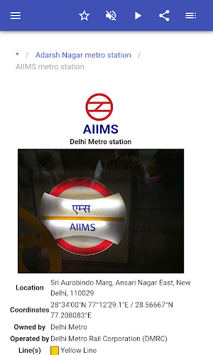 Delhi metro stations Screenshot 2