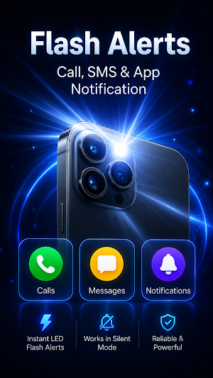 Flashlight: Alert & LED Flash Screenshot 0