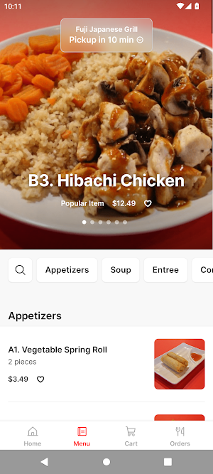 Fuji Japanese Grill Screenshot 1
