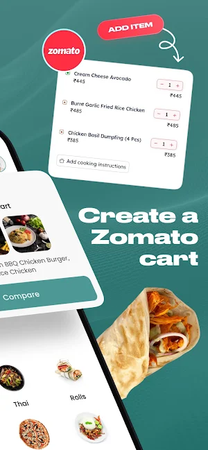 GetDirect - Compare Food Apps Screenshot 1