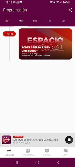 Poder Stereo - Radio Cristiana Screenshot 2