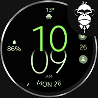 Battery v4 digital watch face