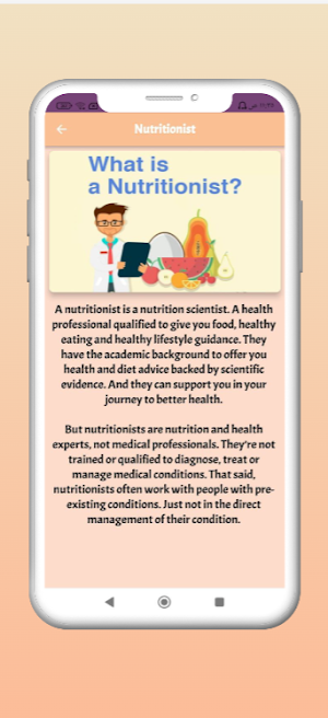 Nutritionist vs Dietitian Screenshot 1