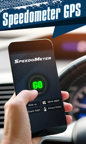 Speedometer: Car Heads Up Display GPS Odometer App Screenshot 1